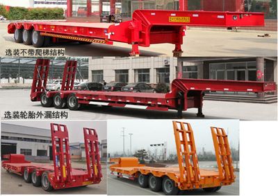 Henglian  SJS9400TDP Low flatbed semi-trailer