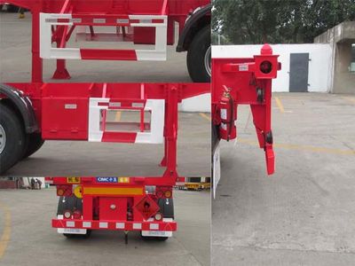 Tonghua  THT9401TWYA Transport semi-trailer of dangerous goods tank frame