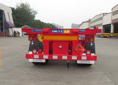 Tonghua  THT9401TWYA Transport semi-trailer of dangerous goods tank frame