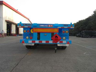 Tonghua  THT9402TWYD Transport semi-trailer of dangerous goods tank frame