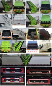 Zhongjie Automobile XZL5186ZYS6 Compressed garbage truck