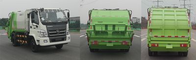 Foton  BJ5083ZYSFA Compressed garbage truck