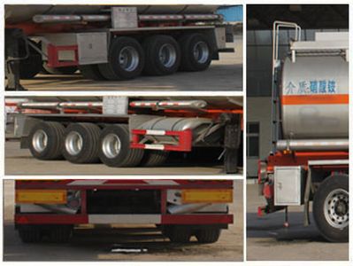 Cheng Liwei  CLW9400GHYA Chemical liquid transportation semi-trailer