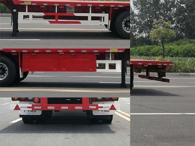 Guangda Hongyuan brand automobiles GHY9401TPBE Flat transport semi-trailer