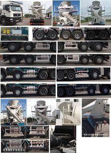 Qingzhuan  QDZ5313GJBZDG30F1 Concrete mixing transport vehicle