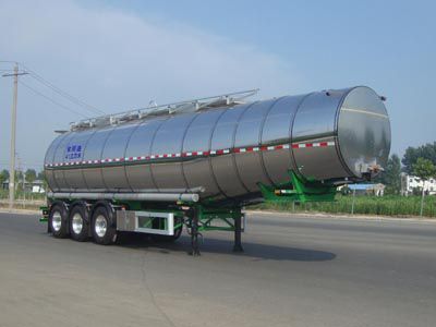 Lingyu  CLY9405GSY Edible oil transportation semi-trailer