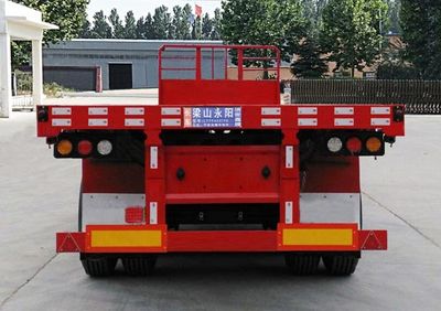 Jishixin brand automobiles LYY9400TPB Flat transport semi-trailer