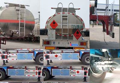 Mastercard SDW9406GYYA Aluminum alloy oil transport semi-trailer