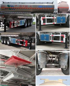 Mastercard SDW9406GYYA Aluminum alloy oil transport semi-trailer