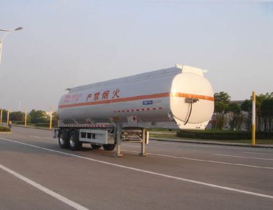 Tonghua  THT9290GRYD Aluminum alloy flammable liquid tank transport semi-trailer