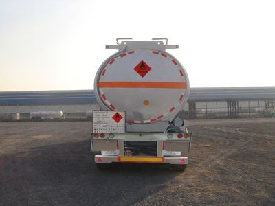 Tonghua  THT9290GRYD Aluminum alloy flammable liquid tank transport semi-trailer