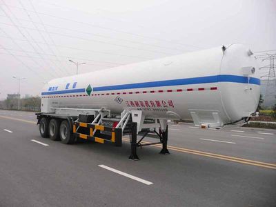 Wufeng  JXY9406GDY3 Low temperature liquid transport semi-trailer