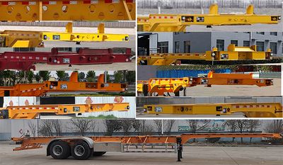 Liangyun brand automobile SLY9350TJZEL Container transport semi-trailer