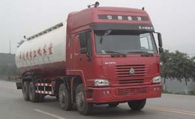 Minjiang brand automobiles YZQ5312GSN bulk cement truck 