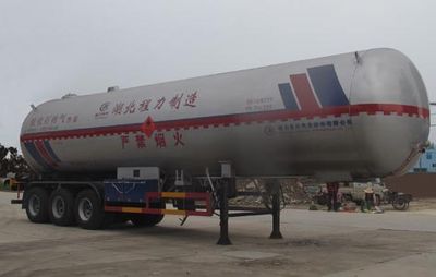 Cheng Liwei  CLW9403GYQB Semi trailer for liquefied gas transportation