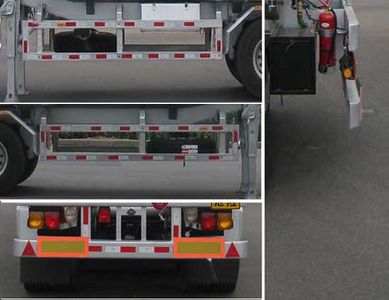 Lingyu  CLY9406GRYC Flammable liquid tank transport semi-trailer